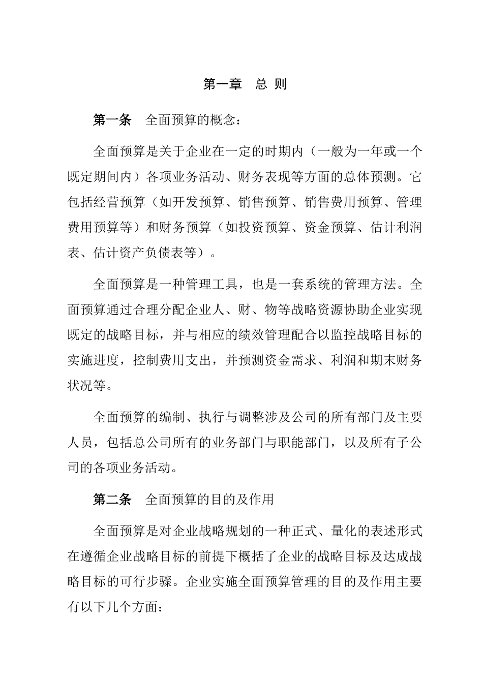全面预算管理办法_第3页