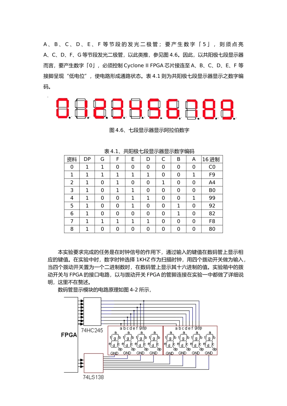 八位七段数码管动态显示电路设计说明_第3页
