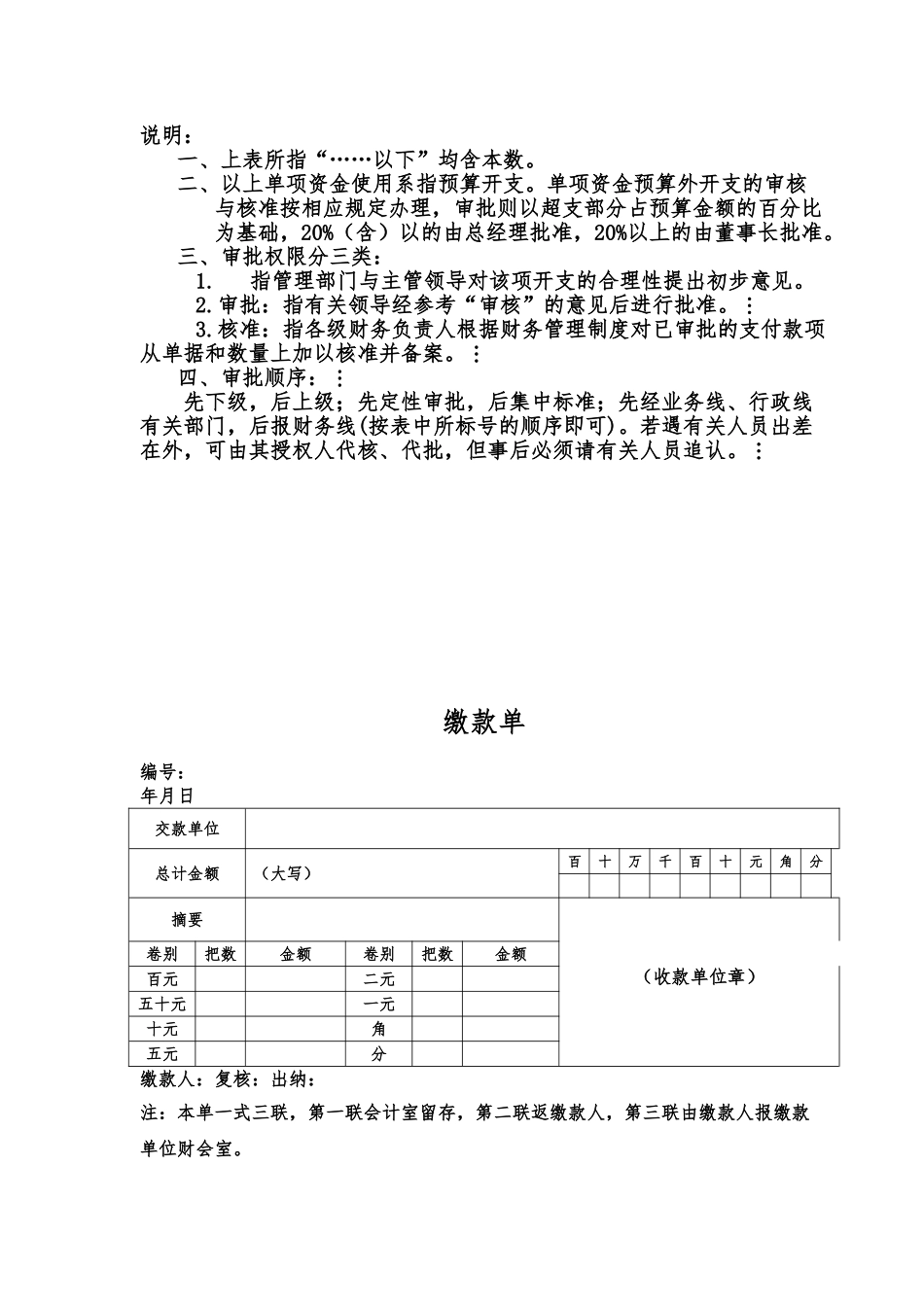 公司出纳常用表格大全_第3页
