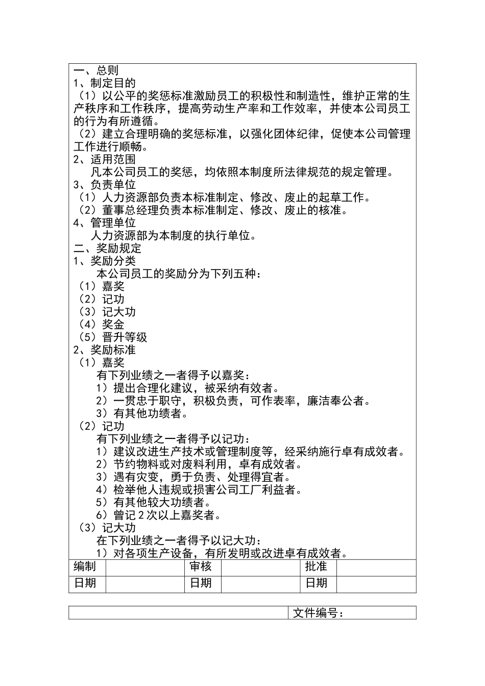 公司员工奖惩制度_第2页