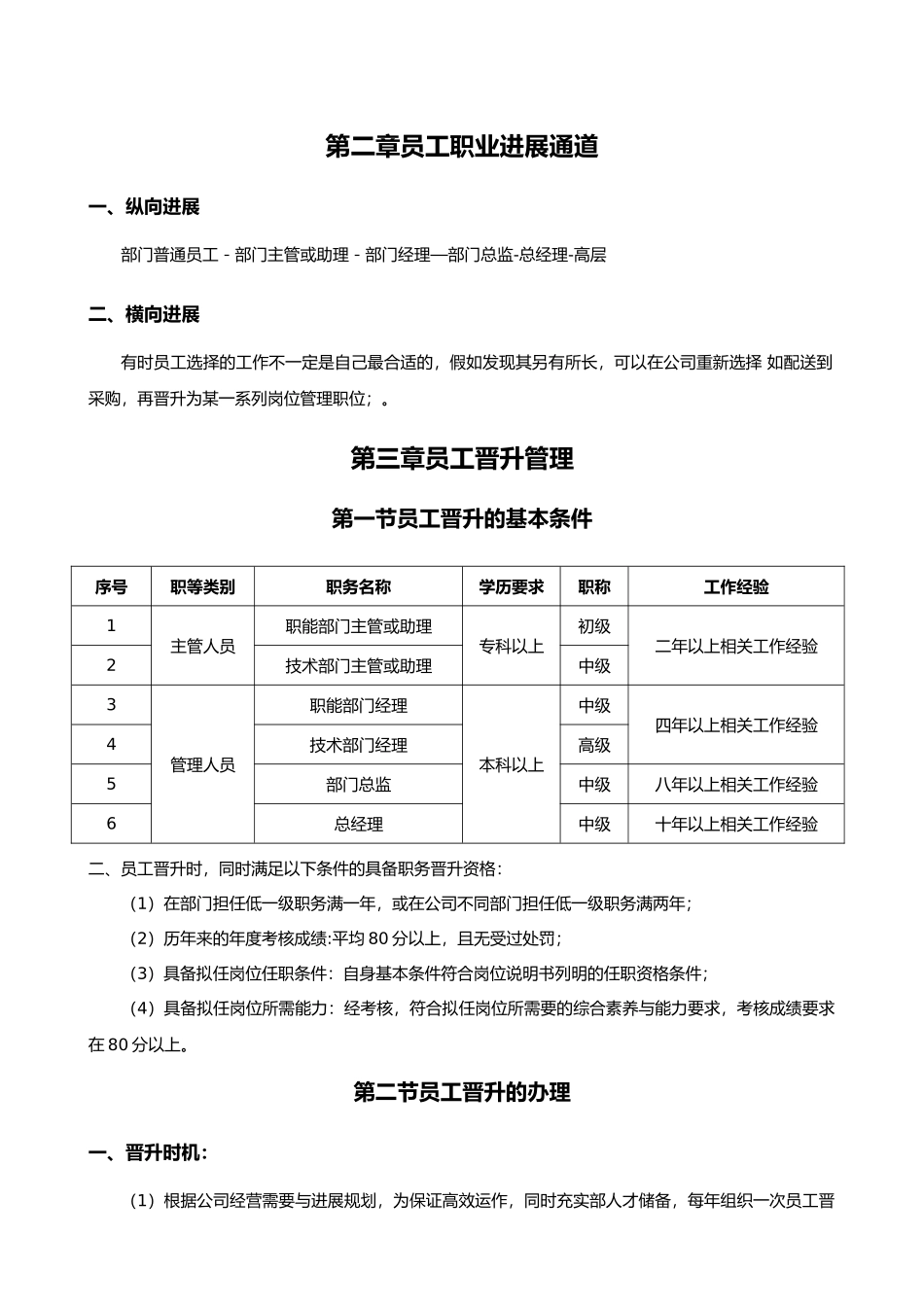 公司员工晋升管理制度_第2页