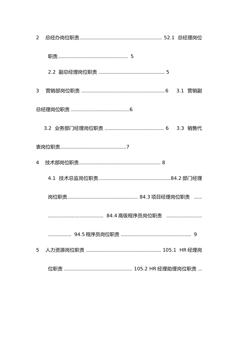 公司岗位职责说明书.合集_第3页