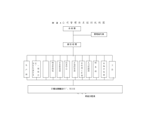 公司管理体系组织机构图的介绍
