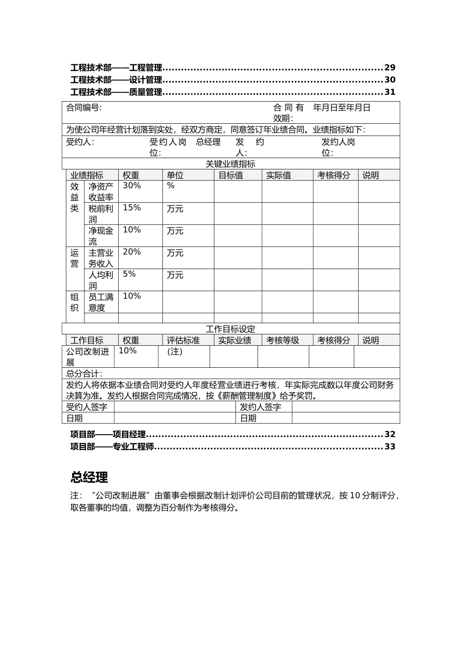 公司部门绩效考核示例表_第3页