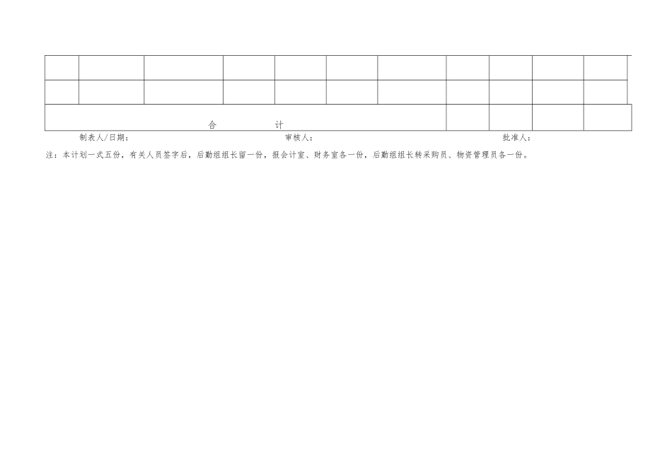 公司采购等办公管理表格_第2页