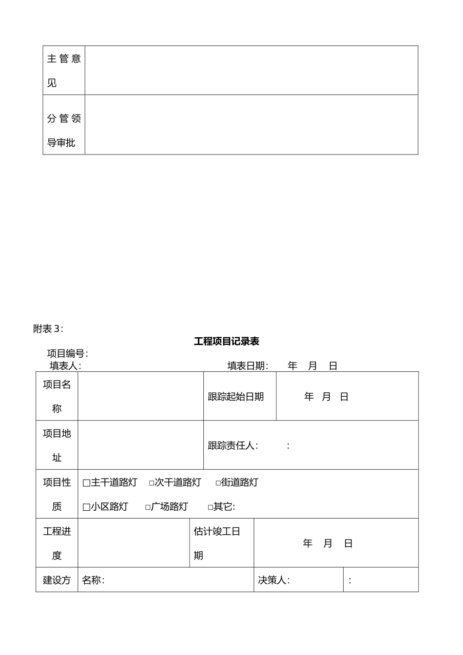 公司销售部门常用表格模板_第3页