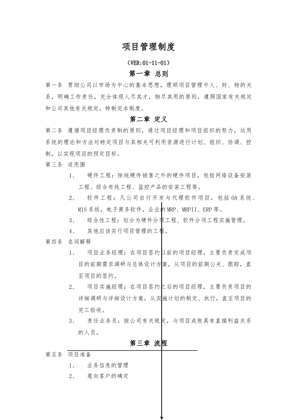 公司项目管理制度汇编[DOC格式]_第1页