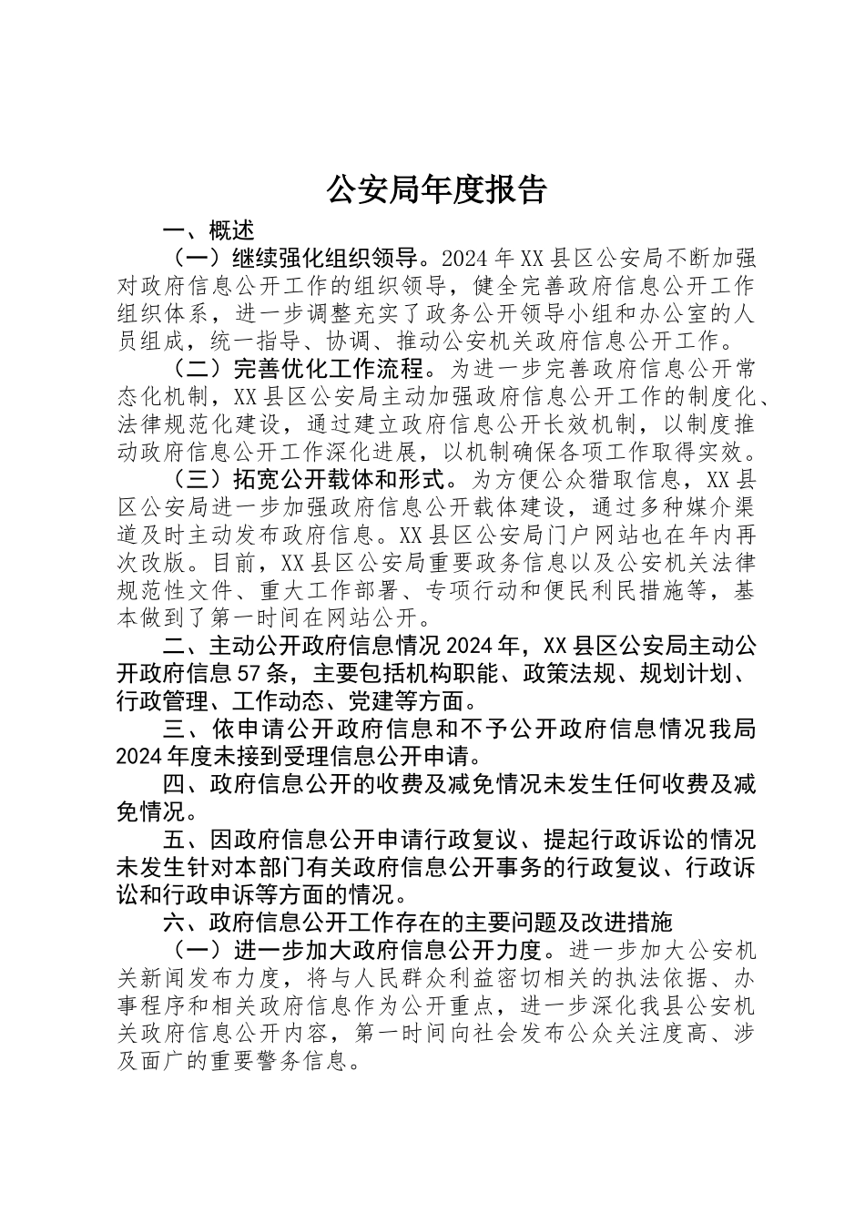 公安局年度报告_第1页