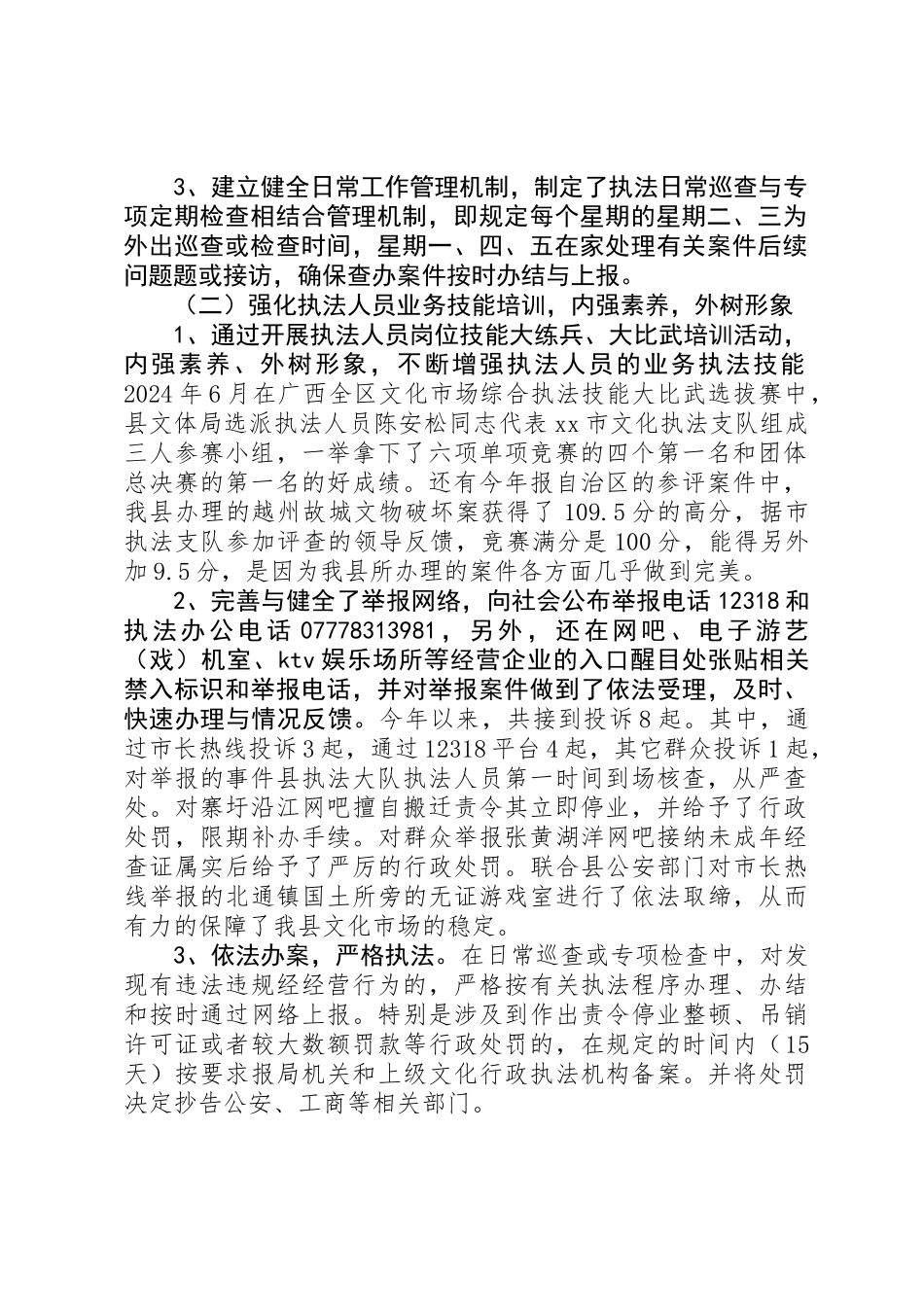 关于文化市场行政执法管理工作的调研报告_第2页