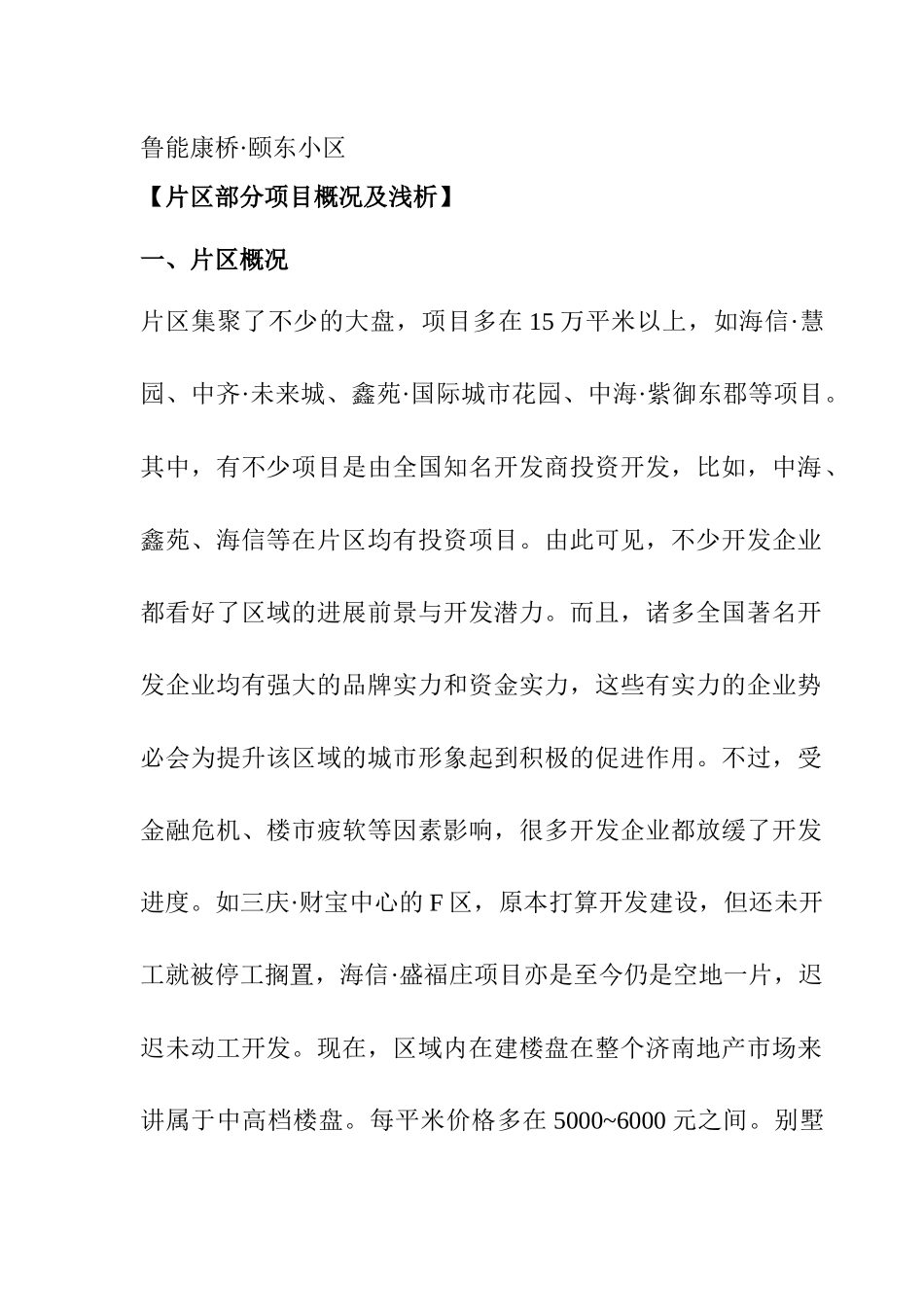 关于高新片区的市场调查_第2页
