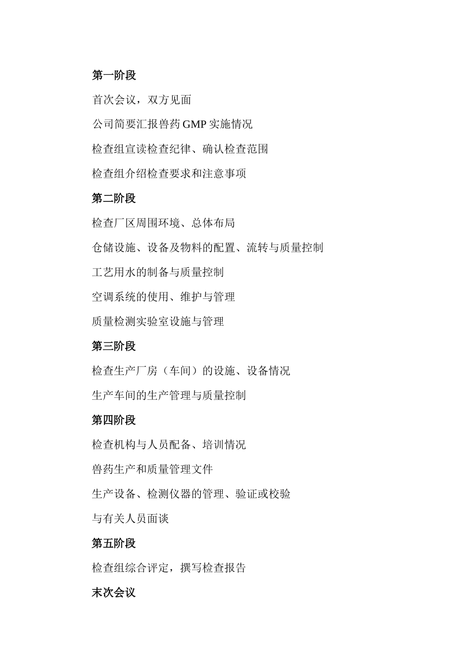 兽药GMP现场检查应用文件doc-兽药GMP现场检查报告_第3页