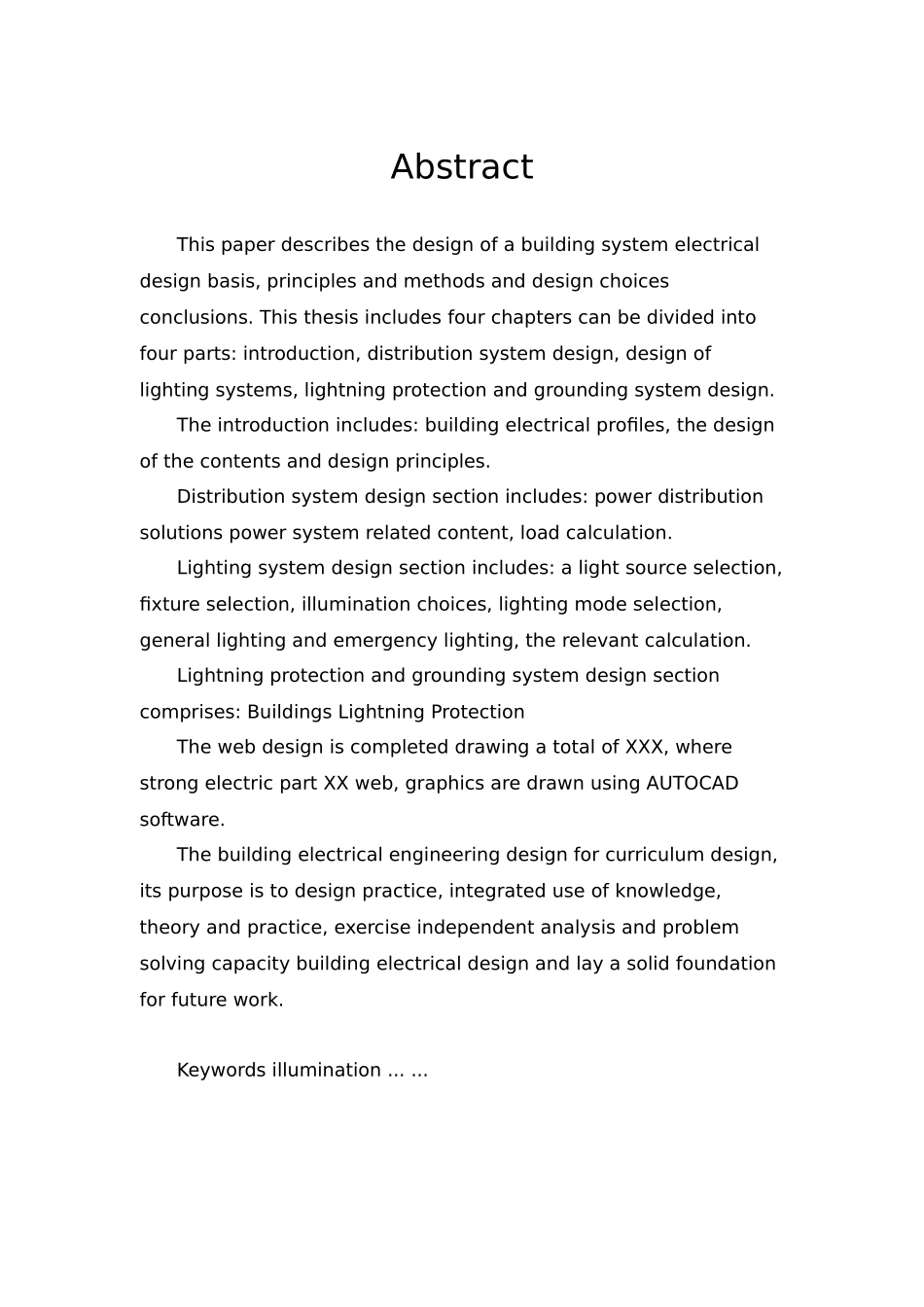 写字楼办公楼的供配电系统设计报告_第3页