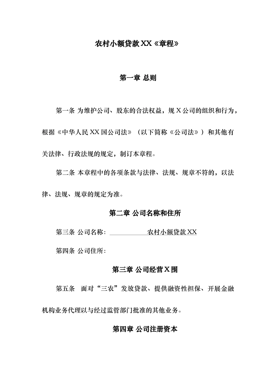 农村小额贷款有限公司_第1页