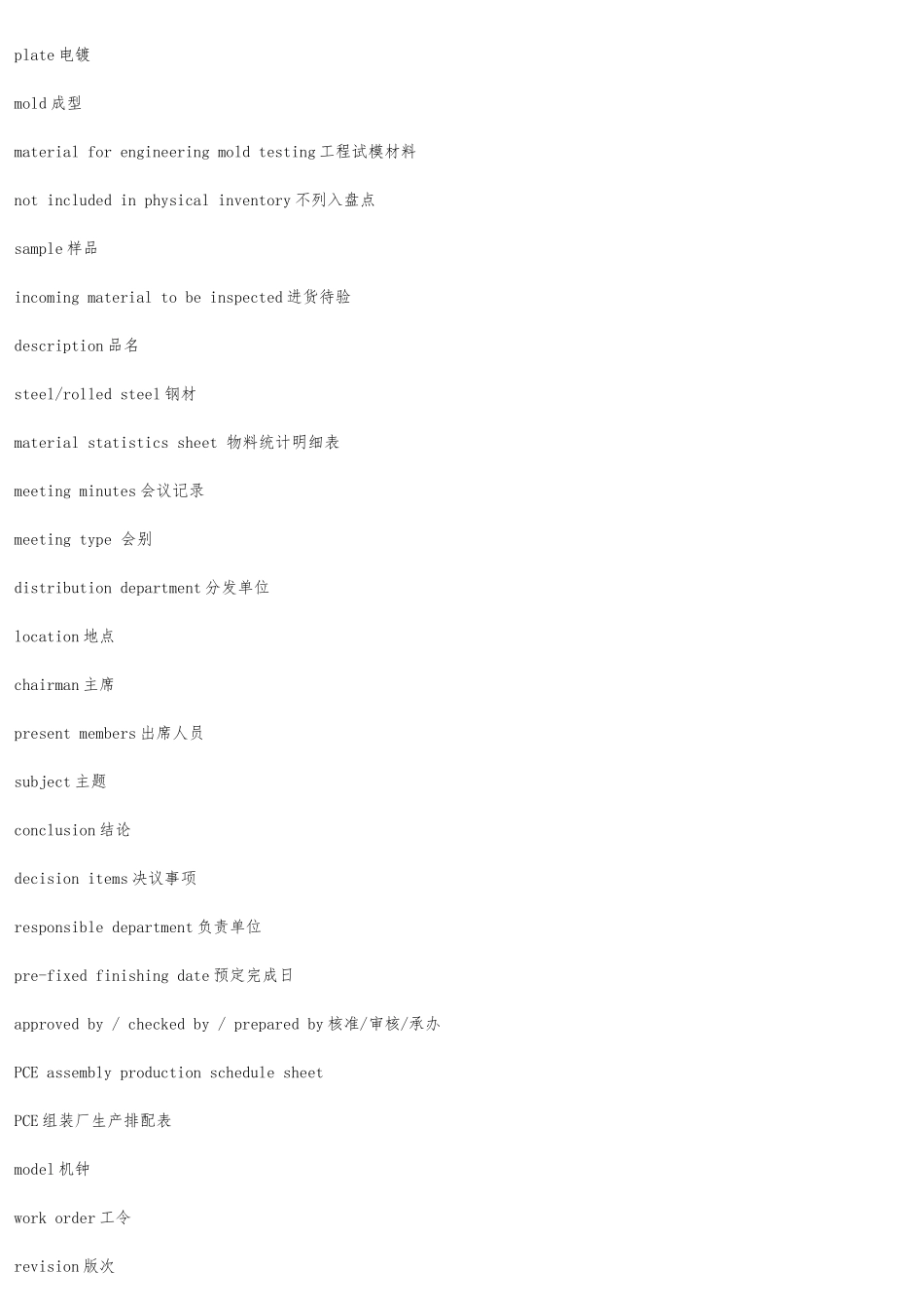 冲压模具专业词汇中英文翻译_第2页