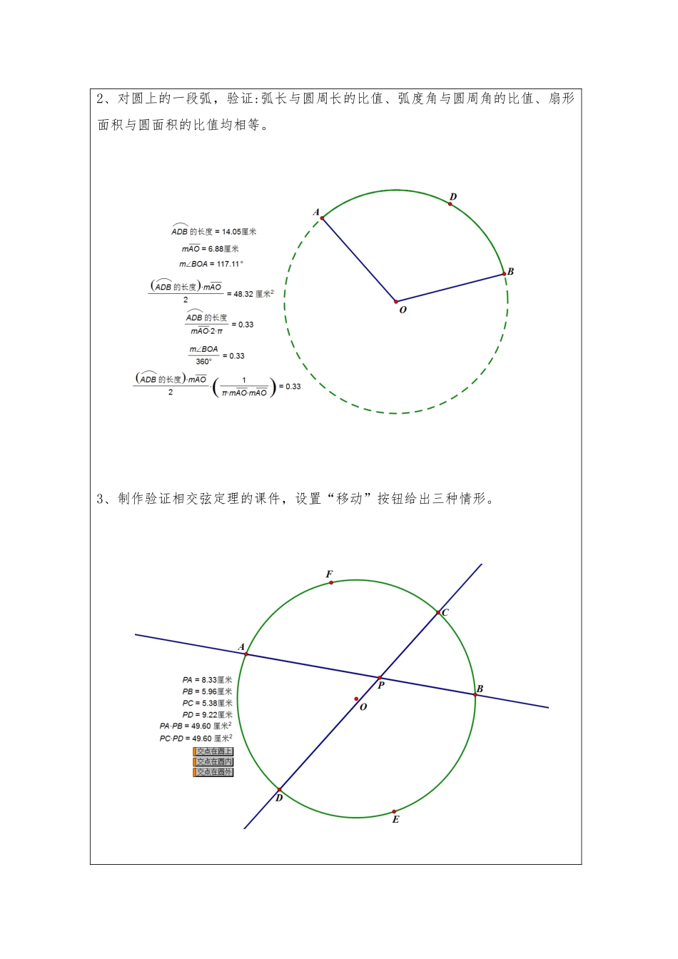几何画板实验报告6_第2页