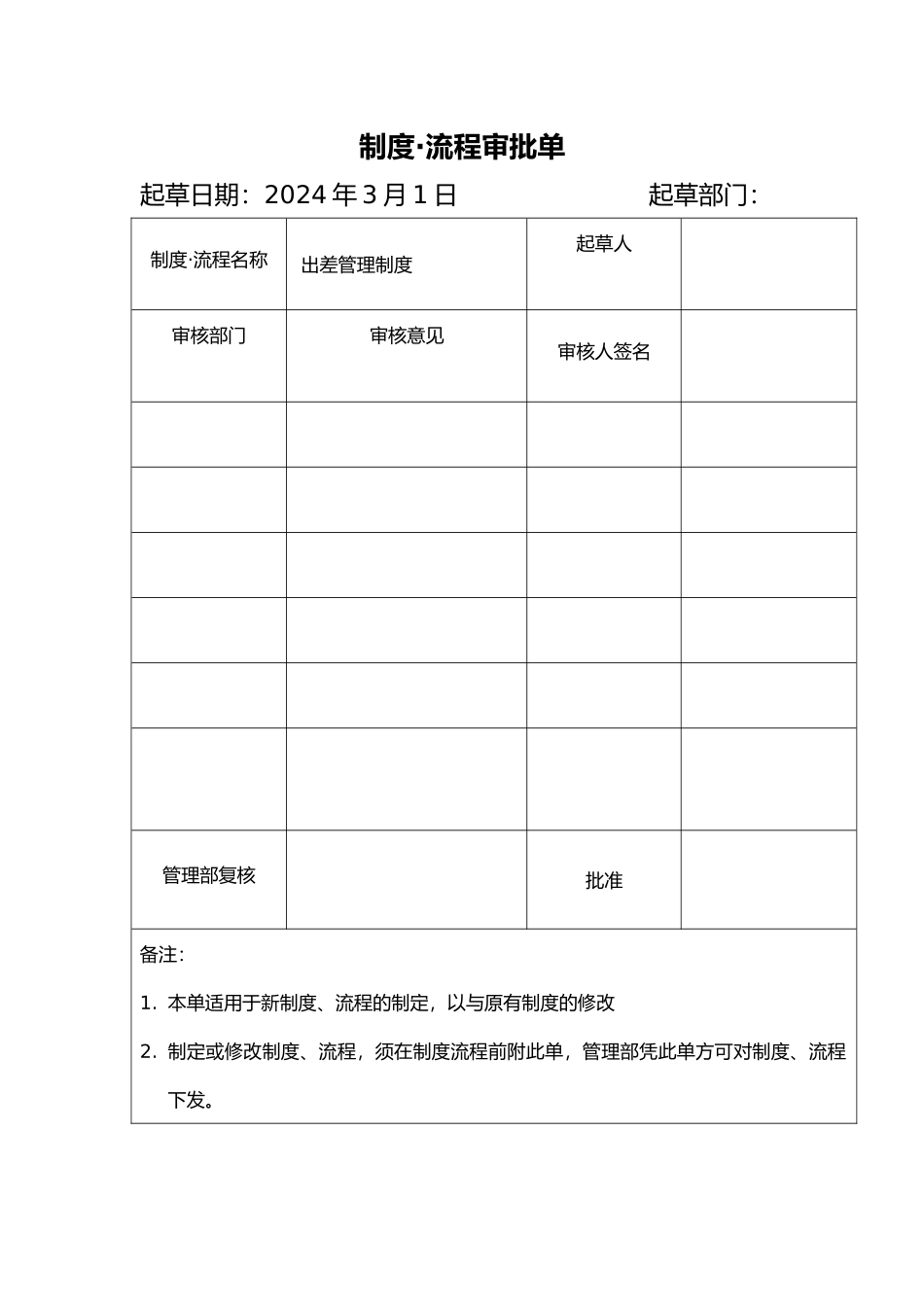 出差管理制度汇编_第1页