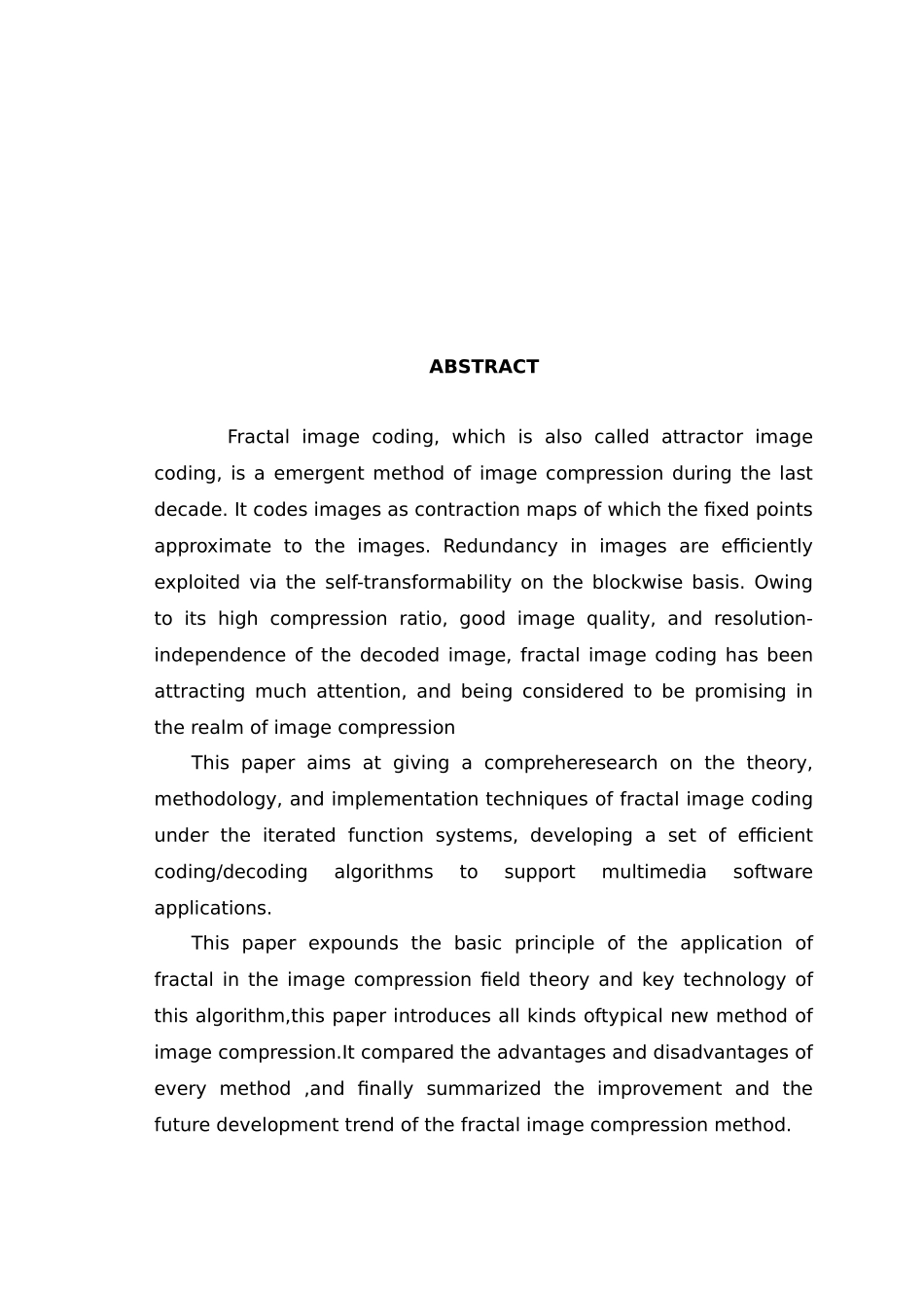 分形图像压缩的算法本科学生设计说明_第3页