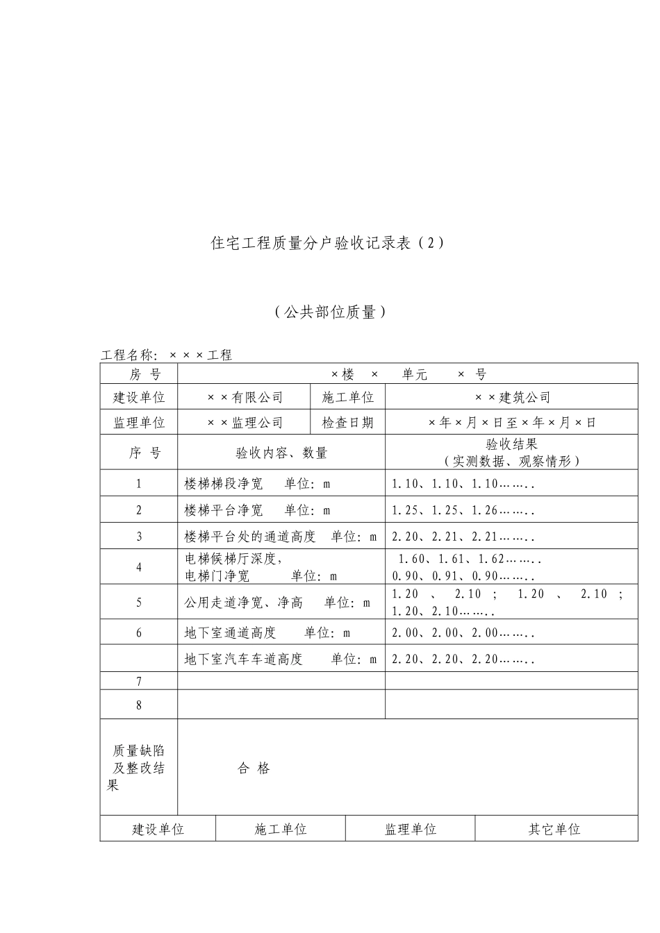 分户验收表格汇总_第3页