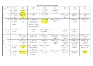 分析分析生课表