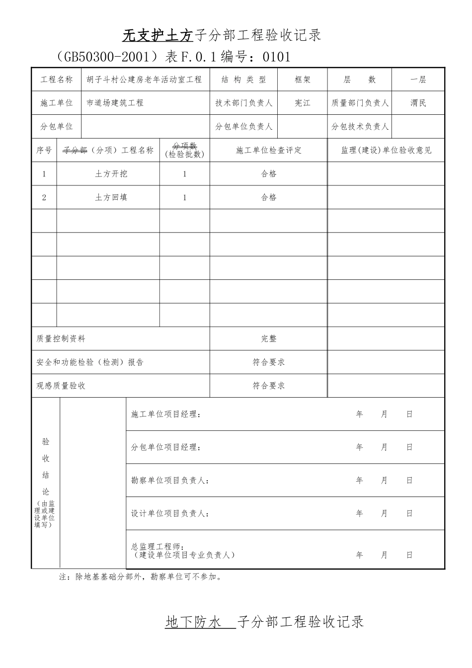 分部工程质量验收表_第2页