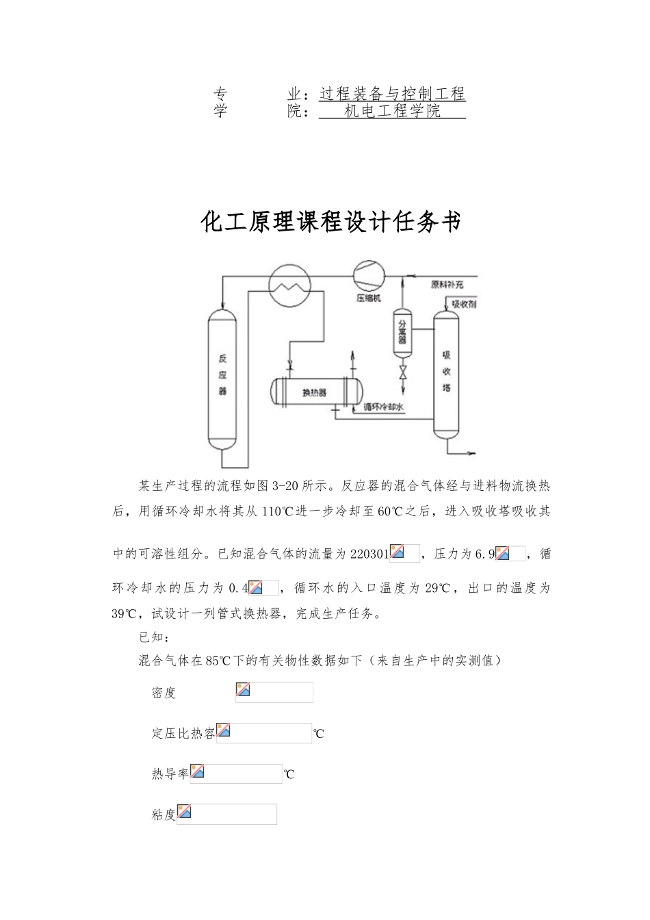 列管式换热器设计课程设计说明书_第2页