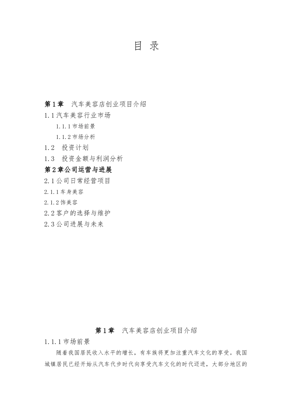 创业项目计划书封面_第2页