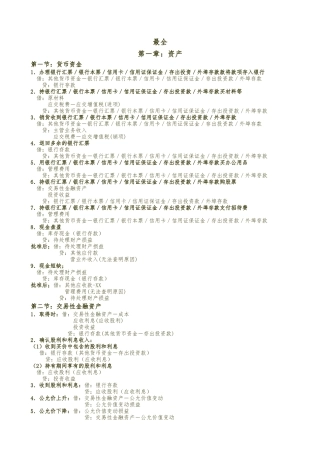 初级会计实务会计分录总结大全全资料全