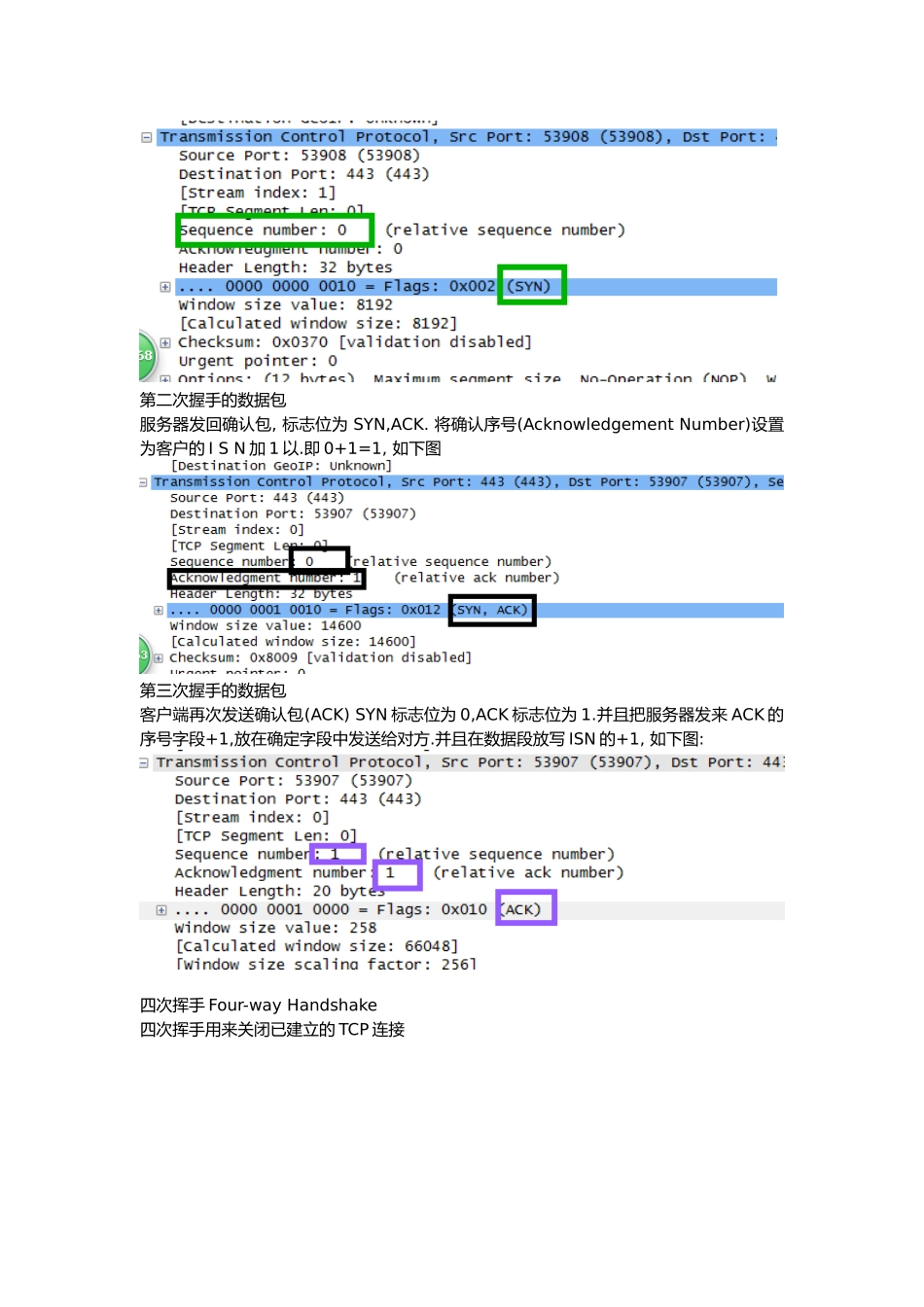 利用Wireshark进行TCP协议分析报告_第3页