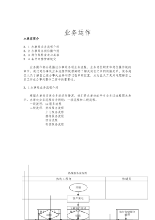 办事处业务流程与运作管理