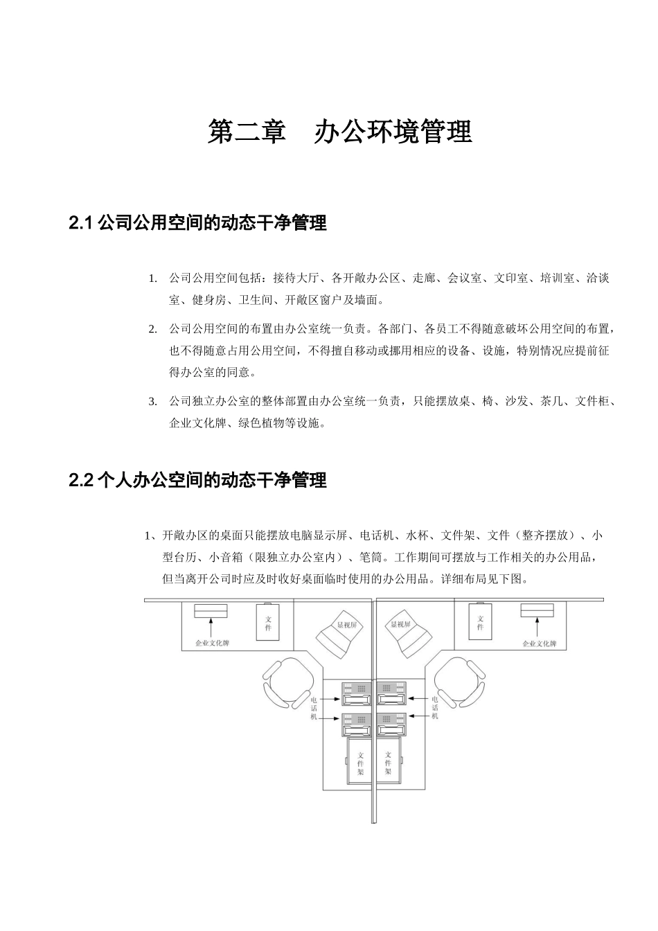 办公环境及员工行为规范管理条例_第2页