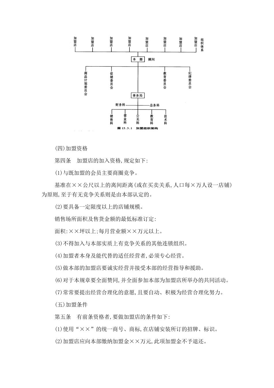 加盟连锁店管理办法_第2页