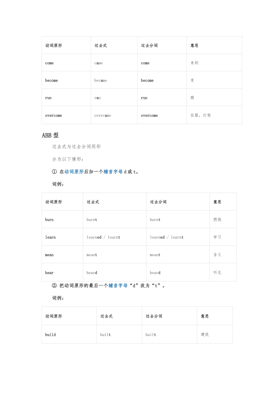 动词不规则过去式_第2页