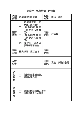包装缔造生活情趣