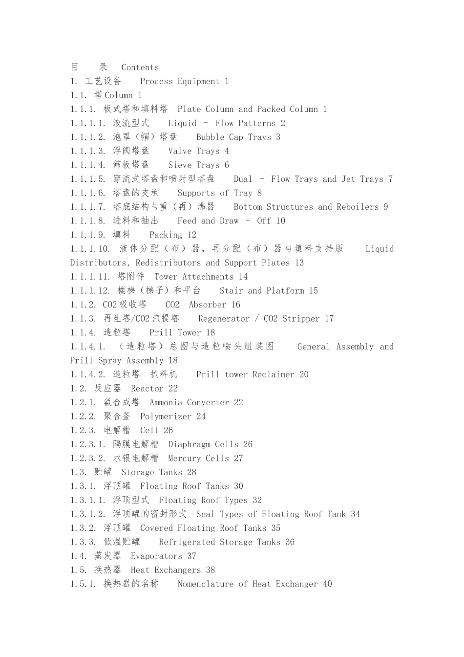 化工设备英文名称大全_第1页