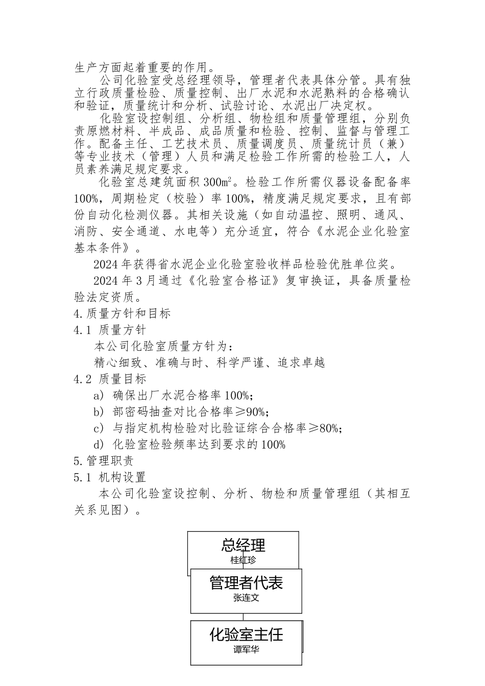 化验室质量管理手册范本_第2页