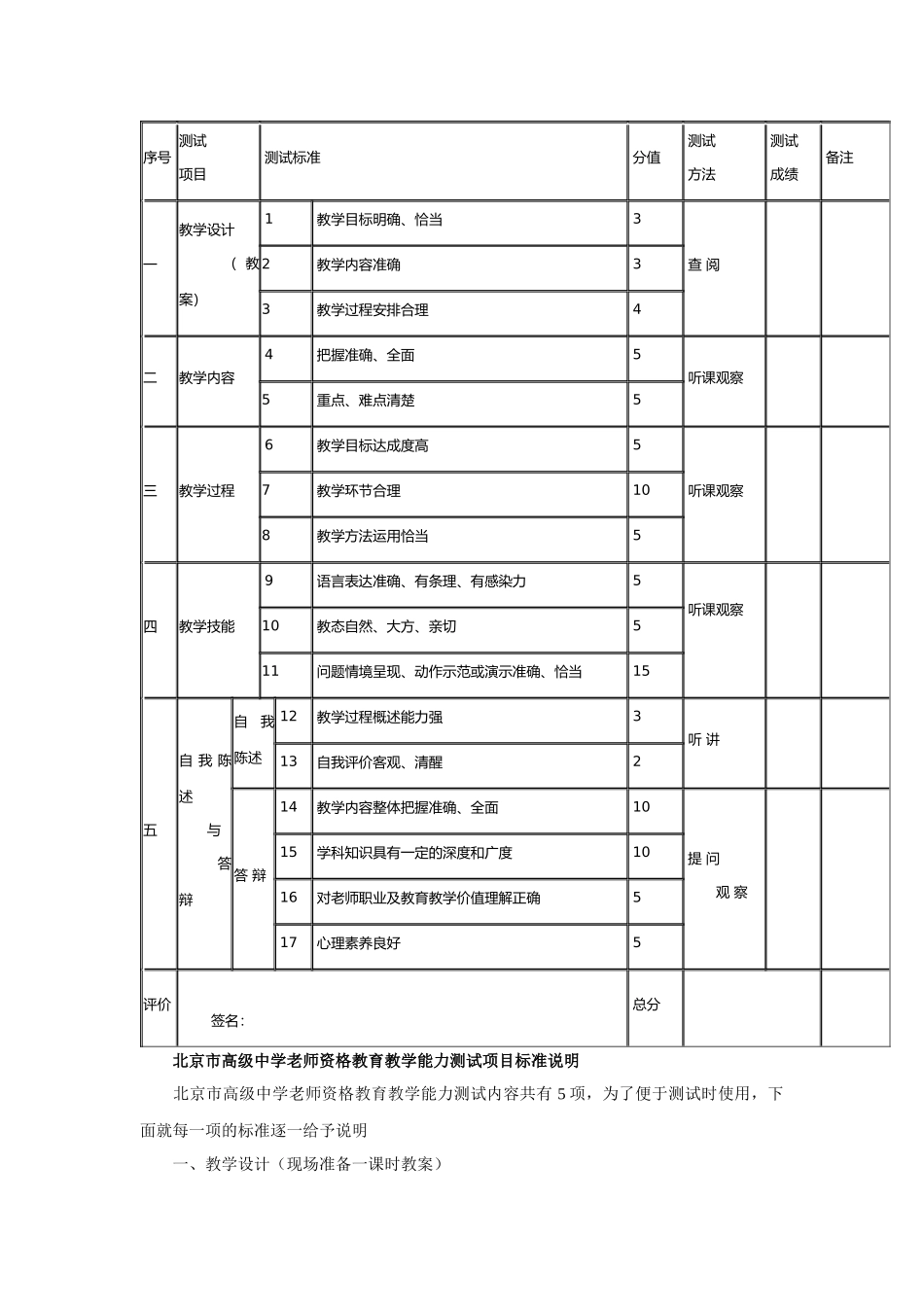 北京市教师教学能力测试一般流程及标准+试讲指定用书_第3页