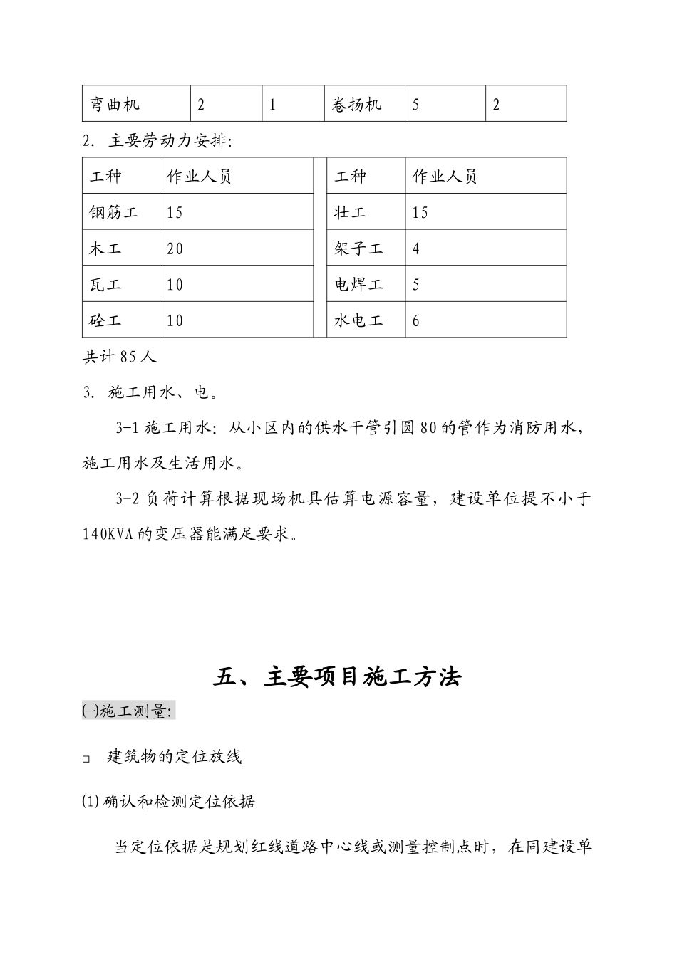 北京通州区某供暖中心锅炉房及附属工程施工方案_第3页