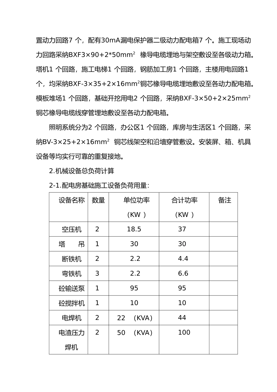 北城丽景临时用电方案_第2页
