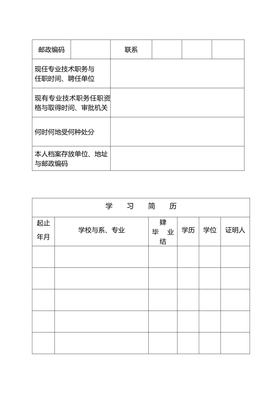 医师资格认定申请审核表_第3页