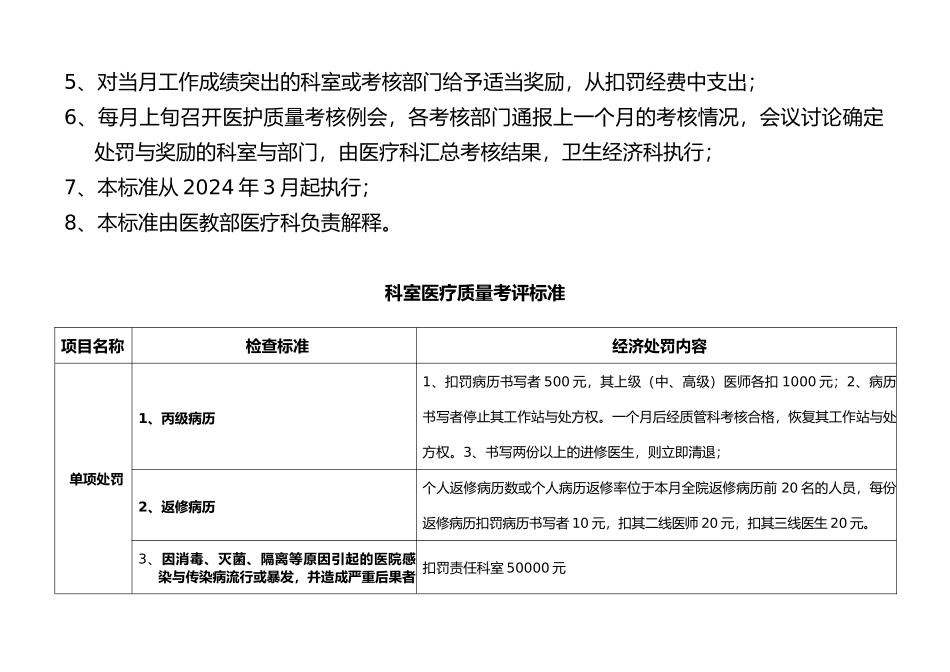 医护质量考核标准概述_第3页