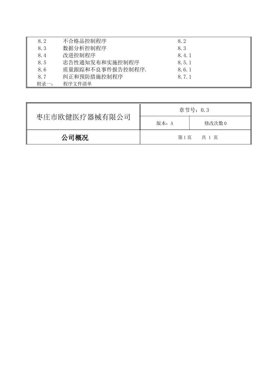 医疗器械质量手册_第2页