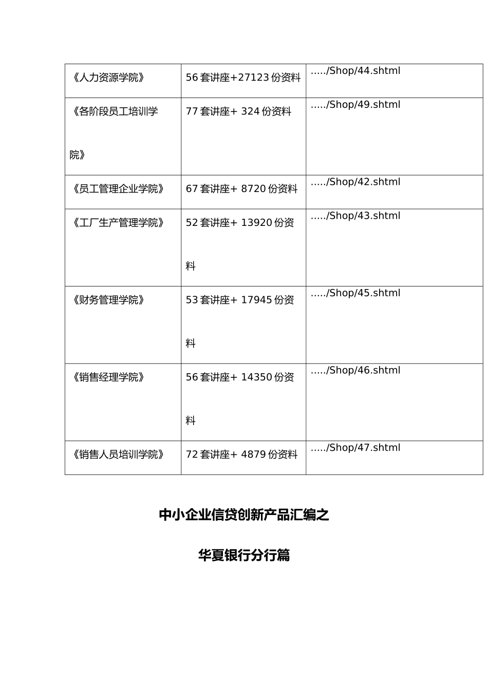 华夏银行北京分行中小企业信贷创新产品汇编_第3页