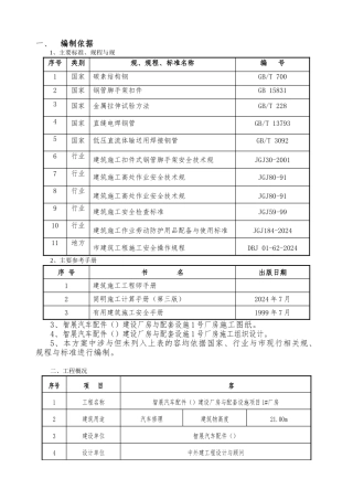 卸料平台工程施工设计方案