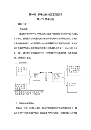 原子结构教学案