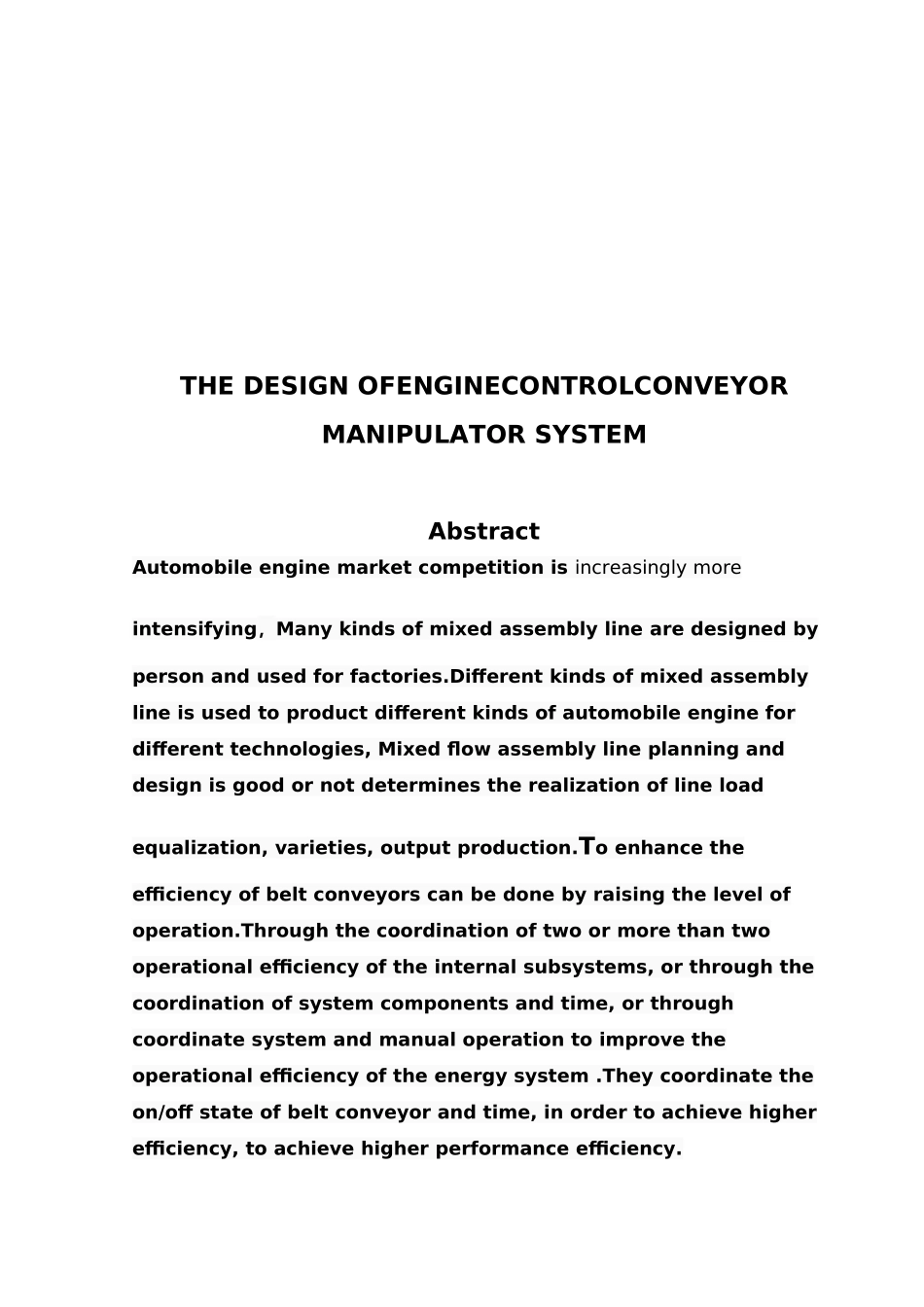 发动机流水线控制系统设计带式输送机毕业论文_第2页