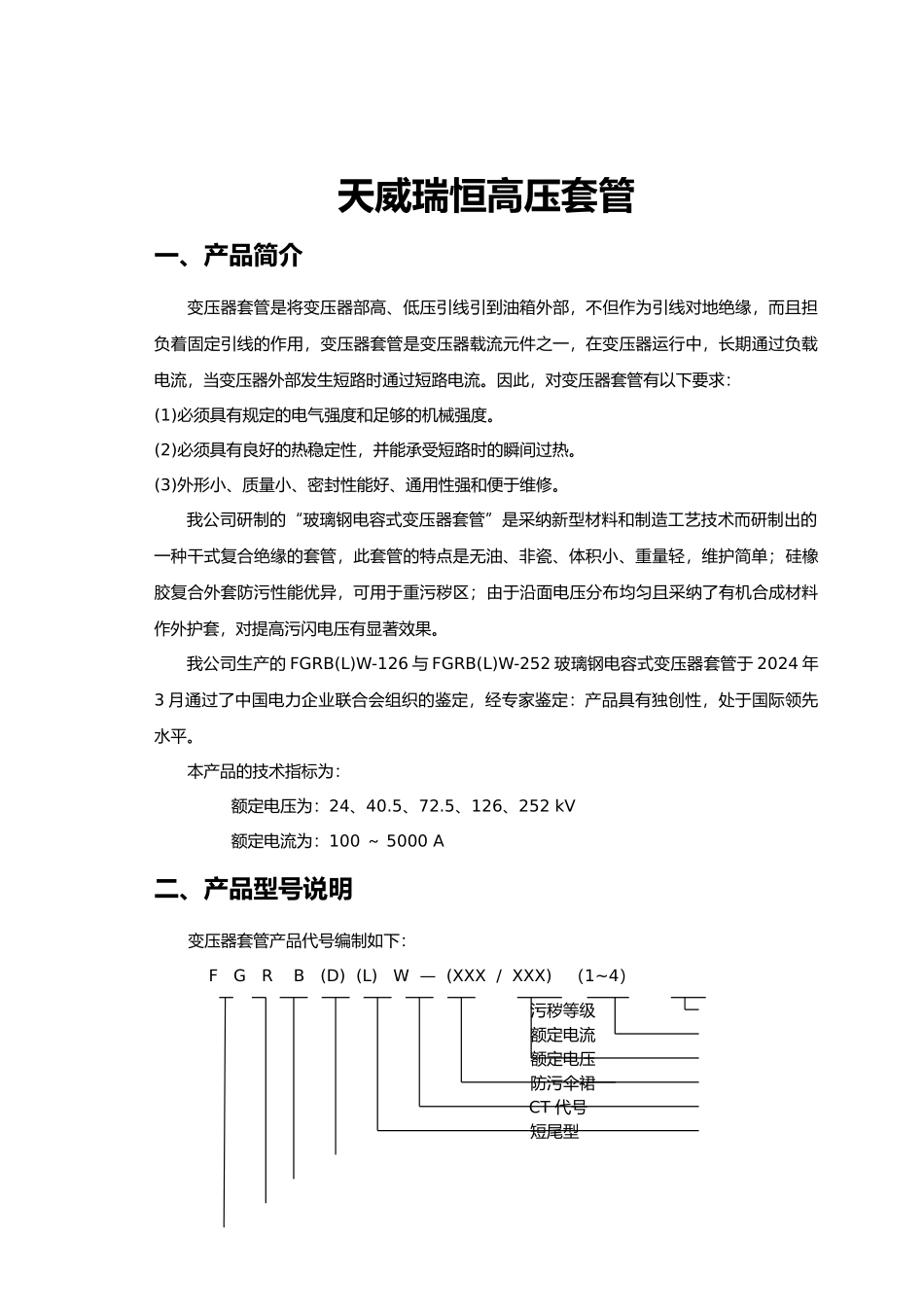 变压器套管使用说明书_第2页