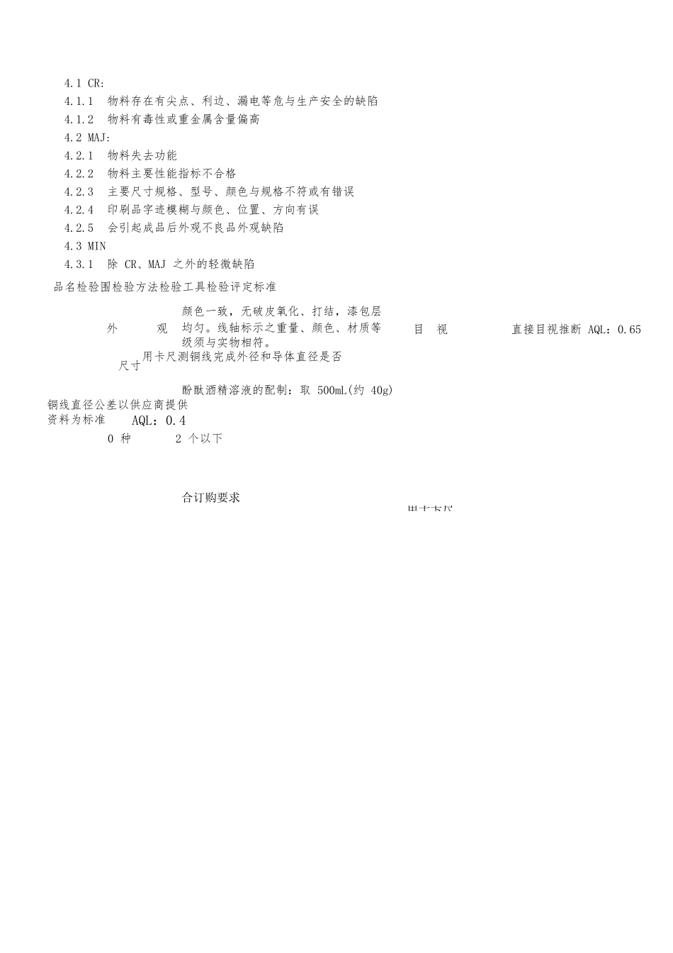 变压器材料进料检验标准_第2页