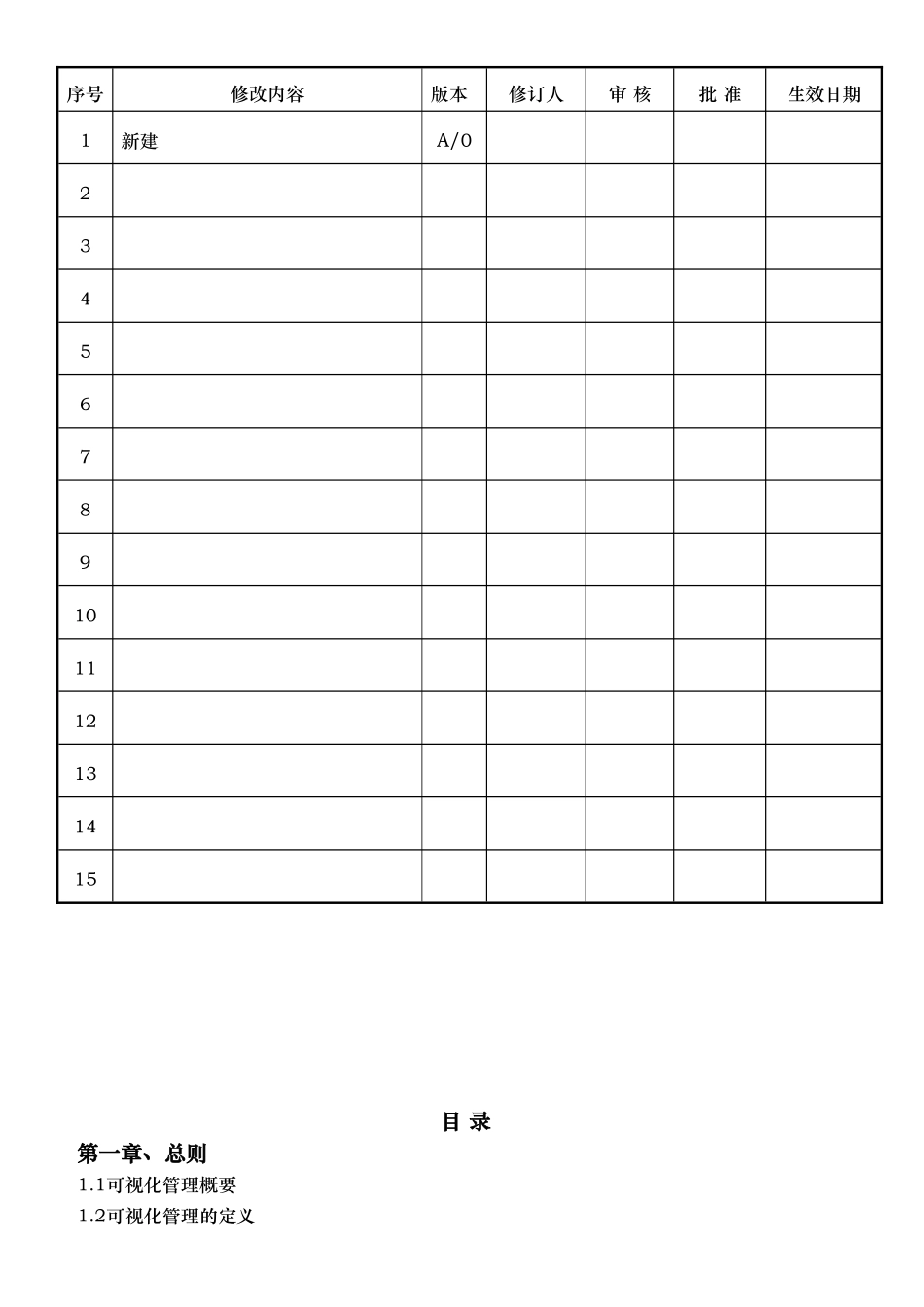 可视化管理手册范本_第2页