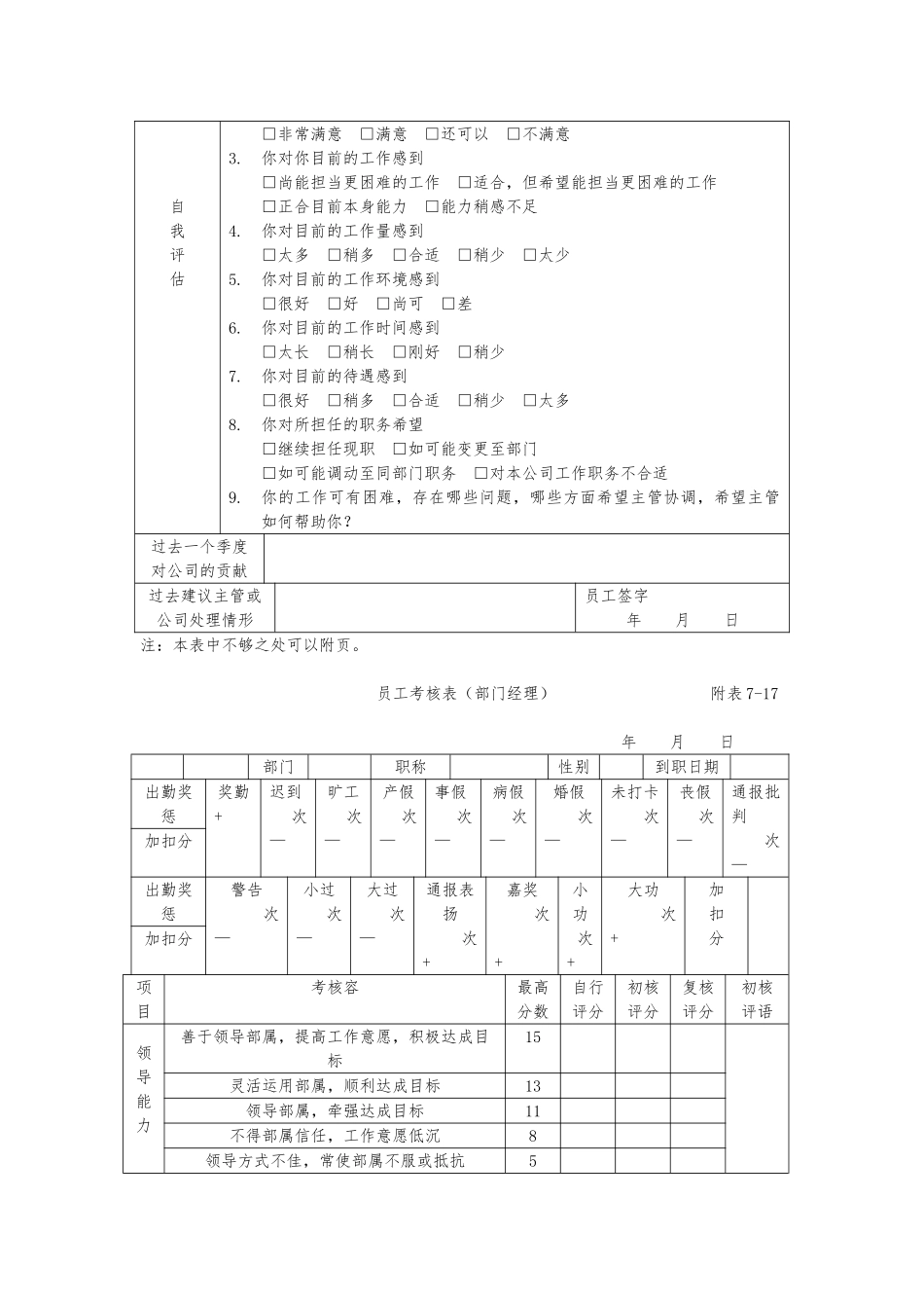 员工绩效考核与奖惩制度汇编_第3页