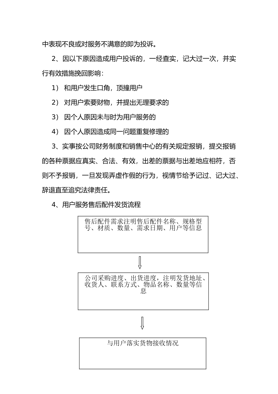 售后服务工作流程和管理制度汇编_第3页